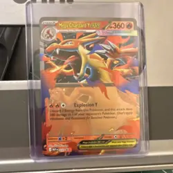 Pokemon Mega Charizard Y EX 030 & Mega Charizard X EX 029 Holo English Lot of 2 - Image 3