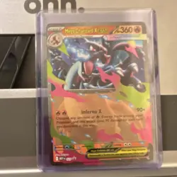 Pokemon Mega Charizard Y EX 030 & Mega Charizard X EX 029 Holo English Lot of 2 - Image 4