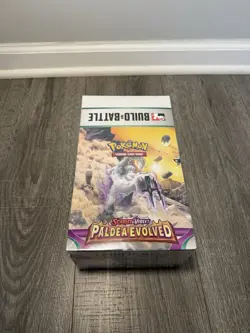 Pokemon Paldea Evolved Build and Battle Display Factory Sealed Box - Image 5