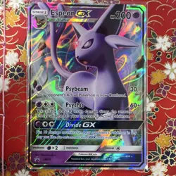 Espeon GX SM35 SM Pokemon Psychic Promo Holo 2017 200HP Stage 1 - Image 1
