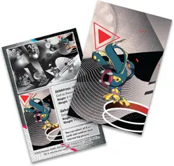 Pokemon TCG Unova Mini Tin Eelektross Galvantula 2 Booster Packs & 1 Sticke OPEN - Image 2