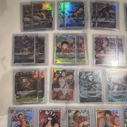Bandai One Piece Card Game Luffy Zoro Katakuri Ryuma Rosinante Lot 35 Foil - Image 2