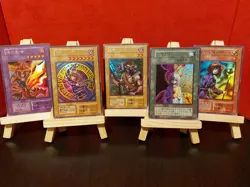 5x Yugioh Characters Yugioh Card CUSTOM Anime Orica Cosplay Holo FAN Made - Image 1