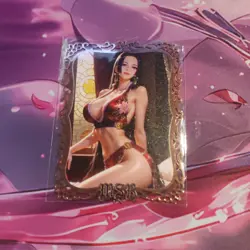 Boa Hancock from one piece Metal Card Waifu metal card Premium # 64/100 - Image 1