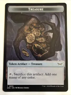 MTG Duskmourn: House of Horror Treasure Token 0015 NM - Image 1