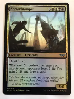 MTG Duskmourn: House of Horror Shroudstomper Foil 0233 NM - Image 1