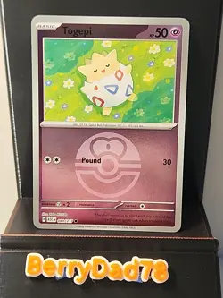 Togepi 080/217 Ascended Heroes (Love Ball) Reverse Holo Pokemon TCG NM - Image 1