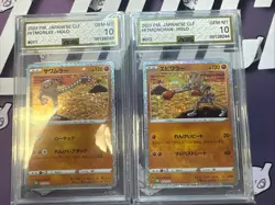 AGS 10 Hitmonlee Hitmonchan CLF Classic Sequential Set Pokemon Card Japanese - Image 1