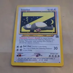VINTAGE POKEMON BLACK STAR PROMO CARD - #49 SNORLAX - ULTRA RARE (WOTC) NM - Image 1