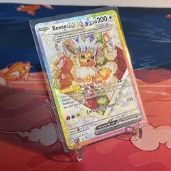 2025 POKEMON Near mint SVP BLACK STAR PROMO #174 EEVEE ex PRISMATIC EVOLUTIONS - Image 1