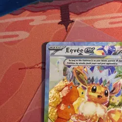 2025 POKEMON Near mint SVP BLACK STAR PROMO #174 EEVEE ex PRISMATIC EVOLUTIONS - Image 3