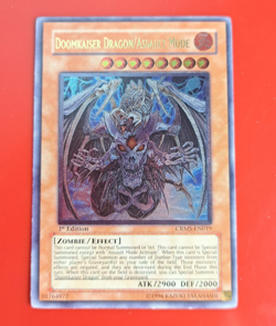Yu-Gi-Oh! Doomkaiser Dragon/Assault Mode (CRMS-EN019) ULTIMATE, 1st EDITION, LP - Image 3