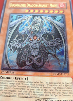 Yu-Gi-Oh! Doomkaiser Dragon/Assault Mode (CRMS-EN019) ULTIMATE, 1st EDITION, LP - Image 4