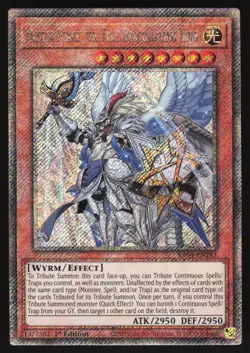 Master Peace, the True Dracoslaying King RA04-EN283 Platinum Secret Rare Yugioh - Image 1