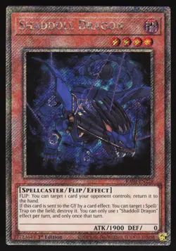 Shaddoll Dragon - RA04-EN228 - Platinum Secret Rare - 1st Edition Yugioh - Image 1