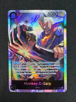 One Piece - A Fist of Divine Speed - Monkey D. Garp - OP11-095 Super Rare Eng - Image 1