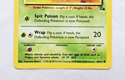 Ekans Fossil Set # 46/62 Pokemon TCG Common Card Base Set 1999 Ungraded - Image 3