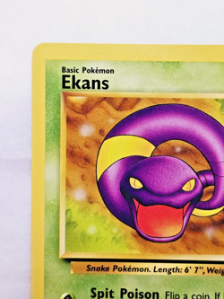 Ekans Fossil Set # 46/62 Pokemon TCG Common Card Base Set 1999 Ungraded - Image 4