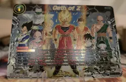 Dragon Ball Super Card Game Ultimate Squad Oath of Z SCR Foil Card BT17-149 - Image 5
