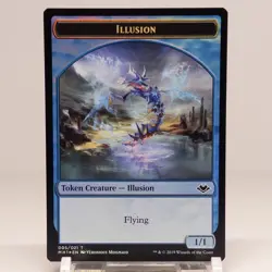 Illusion Token - Foil NM-Mint, English Modern Horizons MTG Magic - Image 1