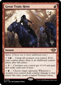 MTG Foil - Great Train Heist - 125 / NM / English - Image 1
