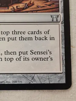 Sensei's Divining Top CHK-268 - Uncommon - Magic: The Gathering MTG LP z0060 - Image 4