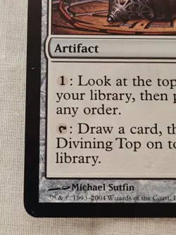 Sensei's Divining Top CHK-268 - Uncommon - Magic: The Gathering MTG LP z0060 - Image 5