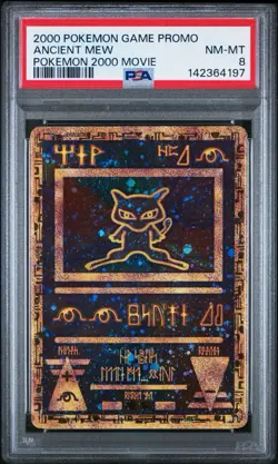 2000 Pokemon Game Promo Mew Ancient 2000 Movie PSA 8 NM-MT - Image 1