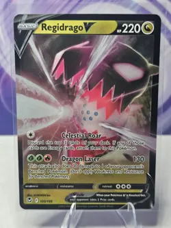 Regidrago V 135/195 - SWSH: Silver Tempest Ultra Rare - Pokemon TCG (NM) - Image 3