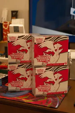 Brand New SEALED Pokemon TCG White Flare Elite Trainer Box ETB lot of 4 - Image 1