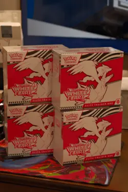 Brand New SEALED Pokemon TCG White Flare Elite Trainer Box ETB lot of 4 - Image 2