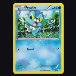Froakie (11) 11/30 XY Trainer Kit: Pikachu Libre & Suicune Common Pokemon TCG NM - Image 1