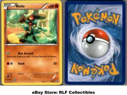 2011 Pokemon, Black & White Promos, #BW33 Riolu, Black Star Promo (b) - Image 1