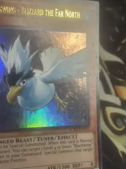 Yugioh: Blackwing - Blizzard the Far North - LC5D-EN113 - Ultra Rare - 1st Ed MP - Image 3