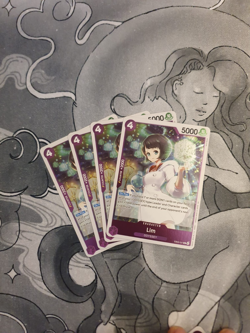 4x Lim (EB03-037) Rare English One Piece TCG - Image 1