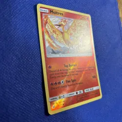 Reverse Holo Moltres 19/181 Holo Rare Sun & Moon Team Up Card - NM (b) - Image 2