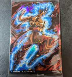 Opened - Son Goku Ultra Instinct 3-07 R Japanese Dragon Ball itajaga card - Image 1