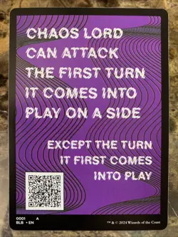 MTG TCG Bloomburrow Coruscation Mage Token 0017 Regular Token - Image 2