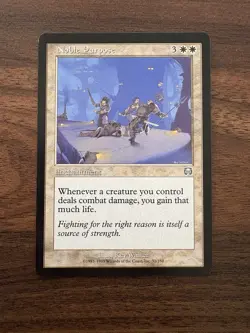 MTG Magic the Gathering Noble Purpose (32/350) Mercadian Masques NM - Image 1