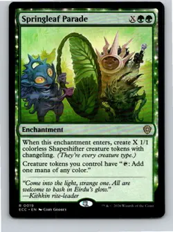 Magic the Gathering Springleaf Parade Lorwyn Eclipsed Commander MTG Free Ship! - Image 1