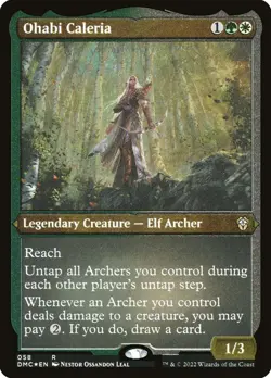 ~1x Ohabi Caleria ETCHED FOIL x1 ~NM~ DMC Magic the Gathering MtG~ - Image 1