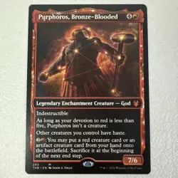 Mtg Purphoros, Bronze-Blooded (Showcase) Theros Beyond Death Regular - Image 1