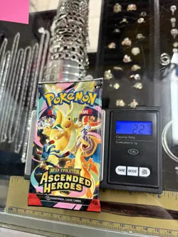 EXTREMELY HEAVY! 22.7g GOD PACKUUU Ascended Heroes Pokemon TCG Booster (SEALED) - Image 2