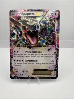 Pokemon Rayquaza EX XY66 Promo Oversized Jumbo Holo Foil Pokemon Card VLP - Image 1
