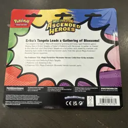 Pokemon Mega Evolution Ascended Heroes Collection Erika - New/Sealed - Image 2