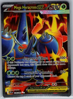 Mega Heracross ex 108/094 ME02: Phantasmal Flames - Pokemon Card - NM - Image 1