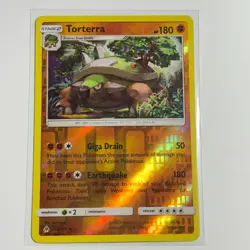 Torterra 58/131 Rare Reverse Holo Card SM - Forbidden Light Pokemon TCG LP - Image 1