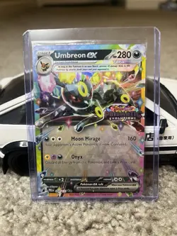 Umbreon ex 060/131 Sealed Prismatic Evolutions Stamped Promo Holo Pokemon Card - Image 1