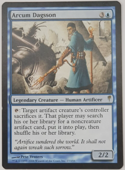 Magic The Gathering - Arcum Dagsson Card - Coldsnap - Image 1