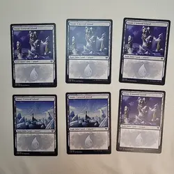 Snow Covered Island x 6 MTG Lot Kaldheim NM Near Mint Fast Shipping From Canada - Image 1